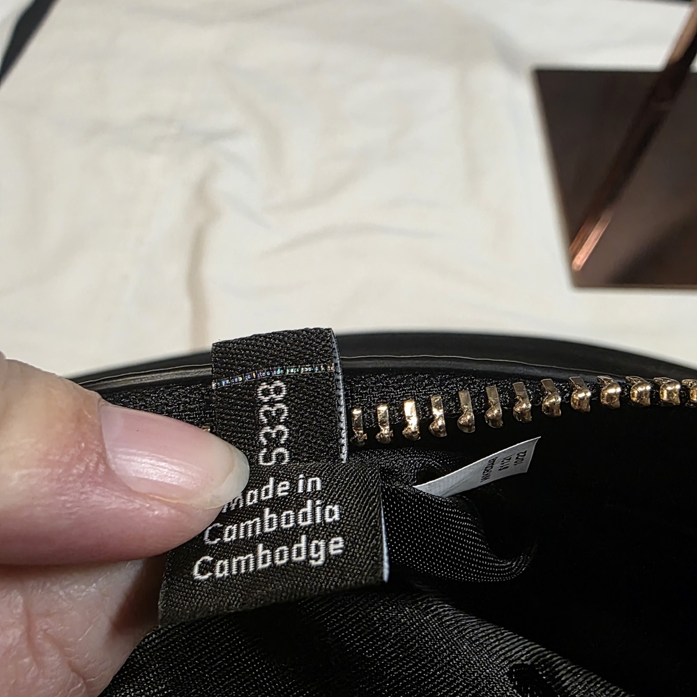 Kate Spade Leila Triple Gusset Pebbled Leather Crossbody Bag Black Like New - Picture 15 of 17